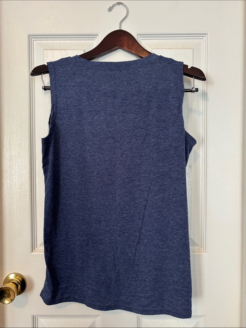 Great for Summer ☀️Sunshine and Coffee Women's Navy Tank Top - Picture 5 of 5